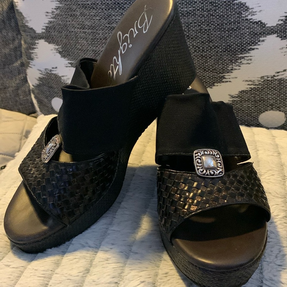 New Brighton Delta Platform Slides/Mules - Made in Brazil - Size 9M